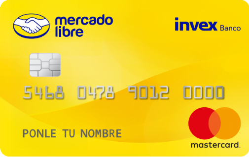 Tarjeta de Crédito Mercado Libre INVEX (Descatalogado)