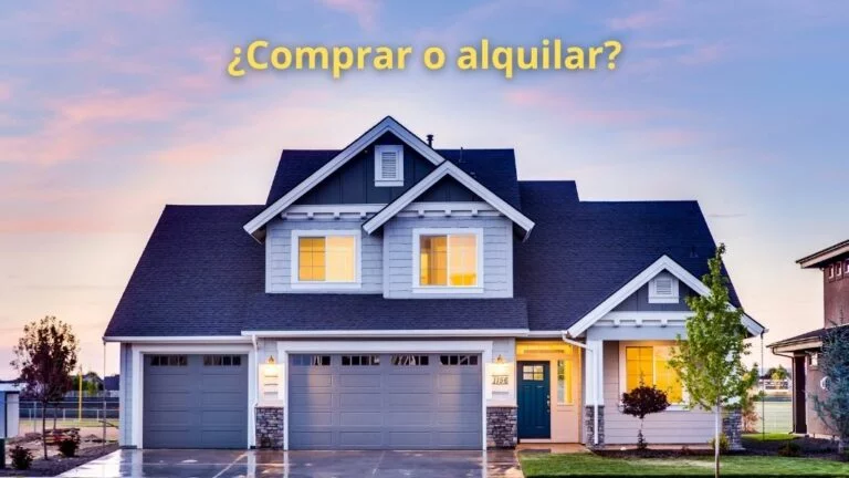 Comprar una casa o alquilar una casa: ¿Qué es mejor a largo plazo?
