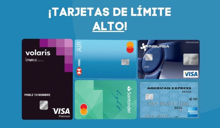 Las tarjetas de crédito con los mejores límites 2022