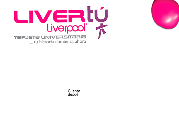 Tarjeta de Crédito Liverpool Universitaria