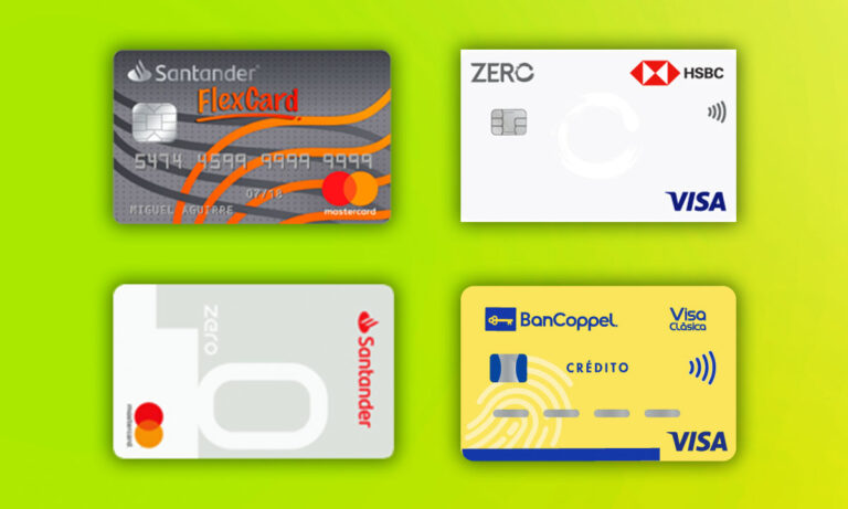 Las mejores tarjetas de crédito con un límite desde 4,501 hasta 8,000 pesos