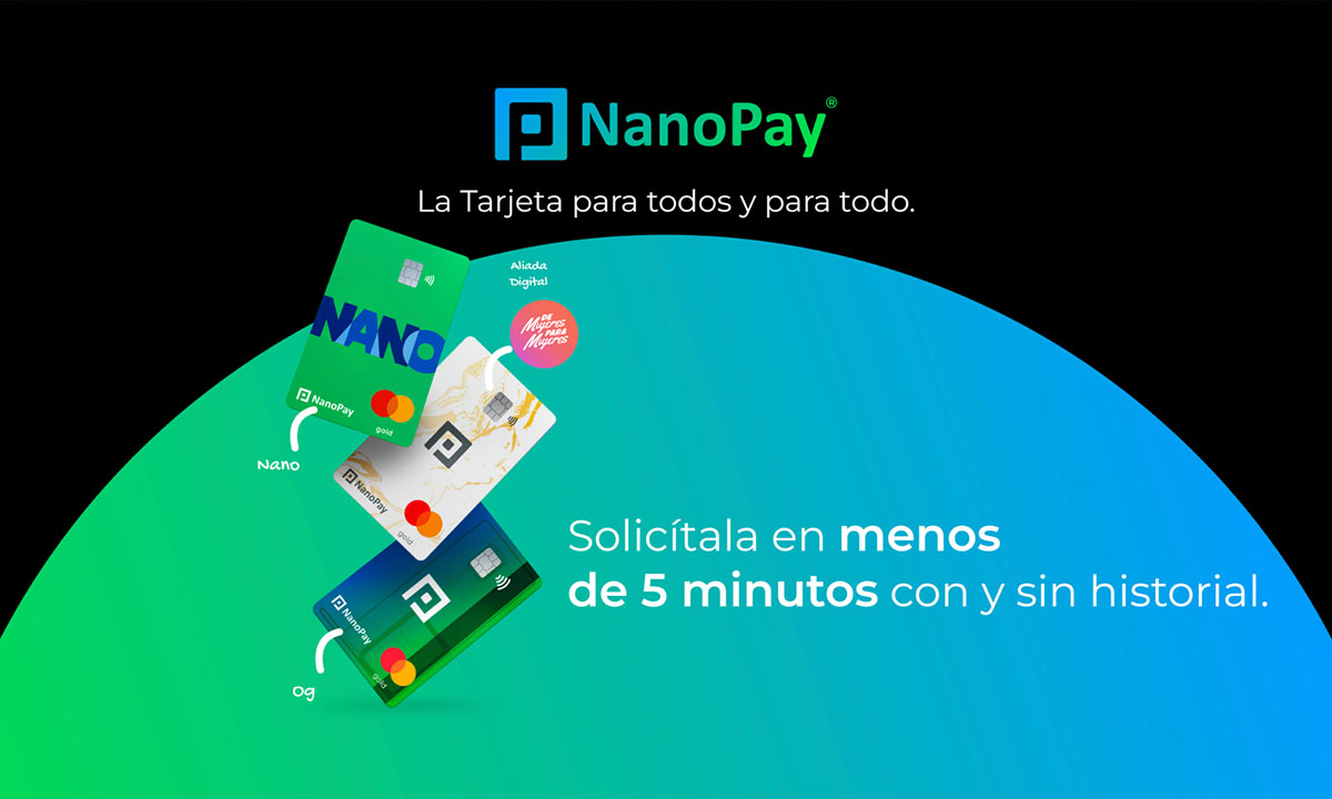 Aplicación Nanopay – Solicite su tarjeta de crédito en la aplicación