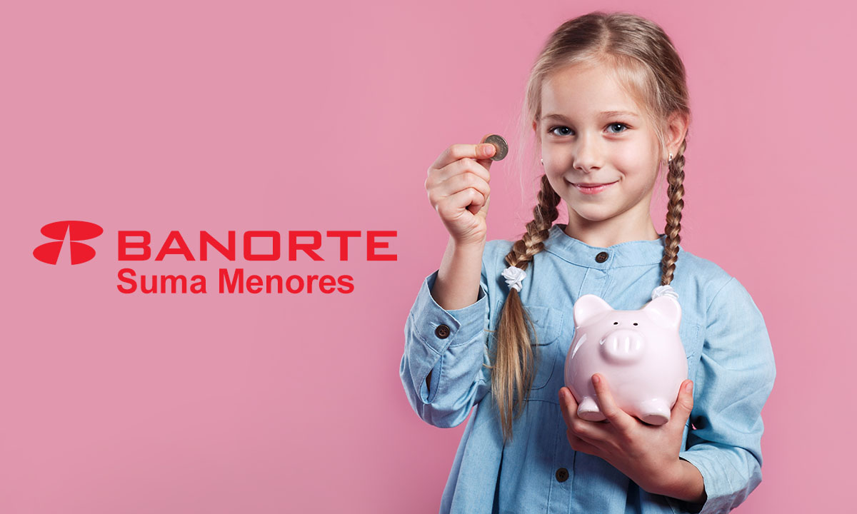 Aprende sobre la cuenta bancaria para niños y adolescentes de Banorte (Cuenta Suma Menores Banorte)
