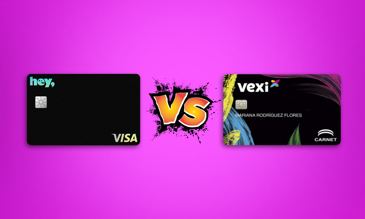 Tarjeta de crédito Hey vs Vexi: Comparación detallada